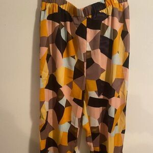 Emory Rose Geometric print pants, size XXL
